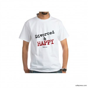 divorced and happy tshirt