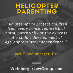 Helicopter parenting definition