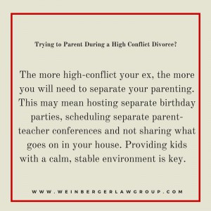 high conflict parenting 