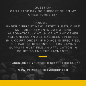 child support questions