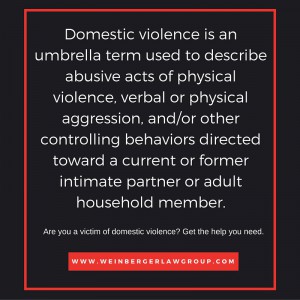what is domestic violence?
