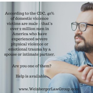 when men are victims of domestic violence