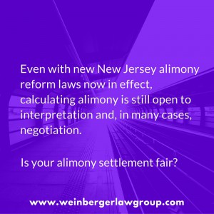 is your alimony amount fair?