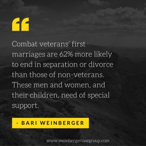 veterans divorce statistics 