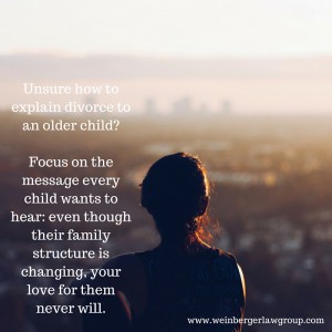 older children and divorce