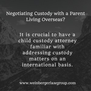 help for international custody matters