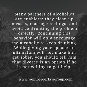 alcohol addiction and divorce