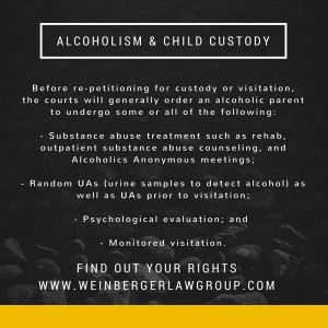 alcohlism and child custody