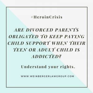 child support addiction