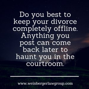 divorce and social media