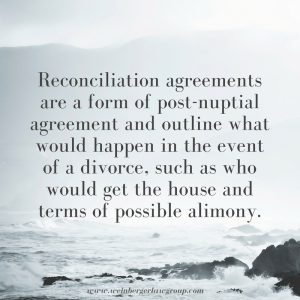 reconciliation agreeement