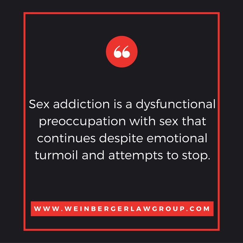 divorce and sex addiction