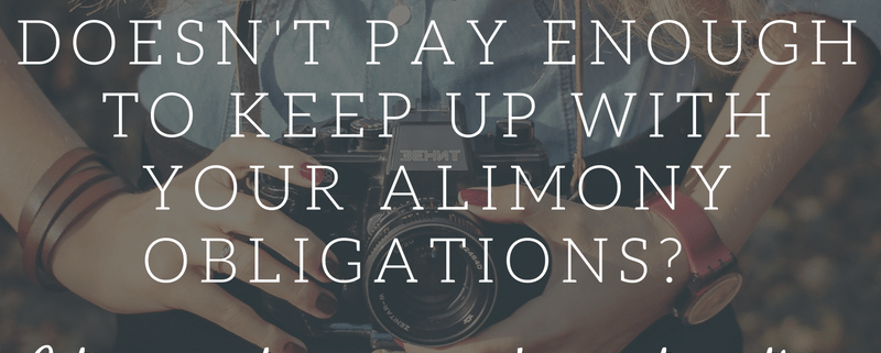 alimony modifications