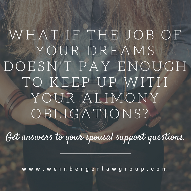 alimony modifications