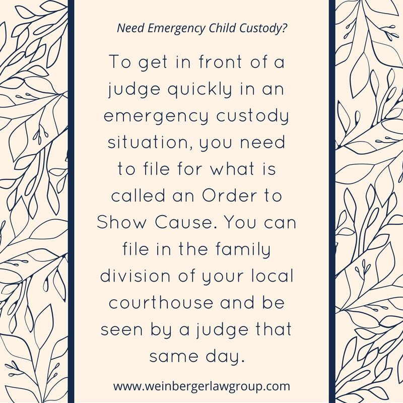 emergency custody