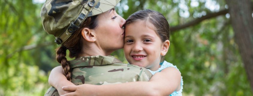 military custody and parenting time