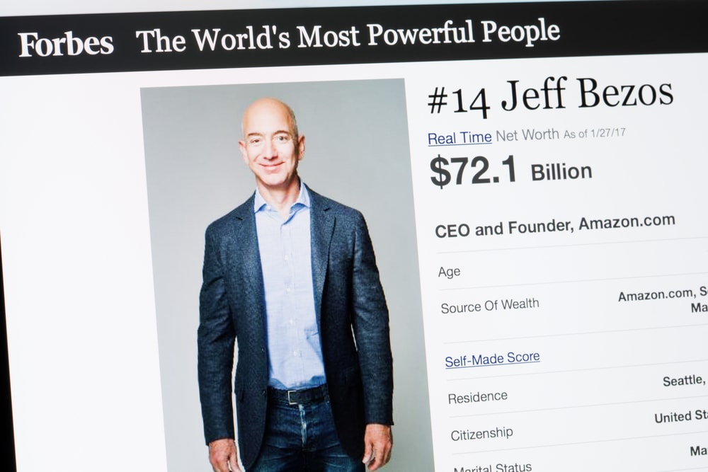 high net worth Bezos divorce