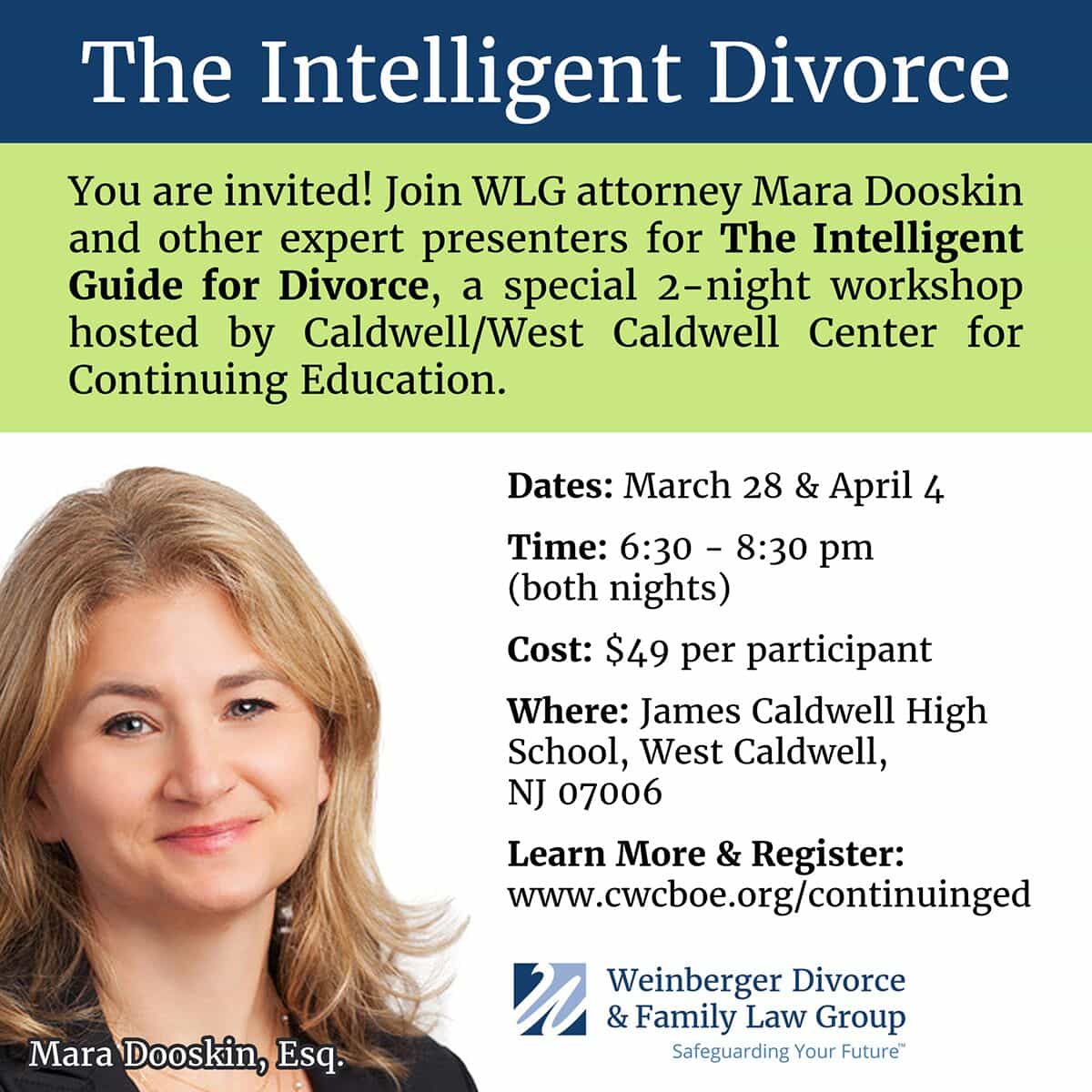 intelligent divorce seminar