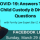 Covid-19 Child Custody Nj Divorce Questions
